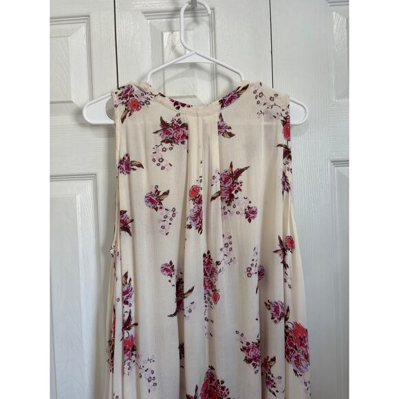 Free People Tree Swing Oversized Floral Sleeveless Tunic Dress Size Small - Picture 6 of 10